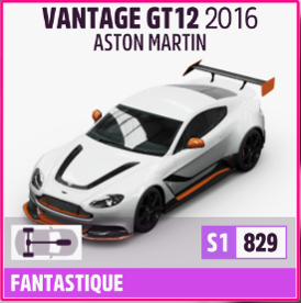 Vantage GT12 2016 Forza Horizon 5, snabb leverans